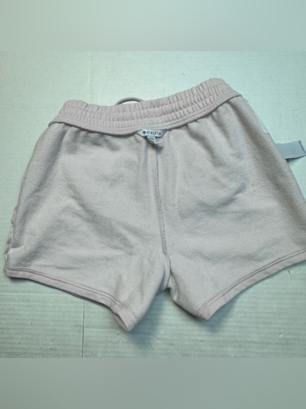 ATHLETA Forever Fleece Mid Rise 4" Inseam Shorts In Pink Women's Size XS - Picture 6 of 7